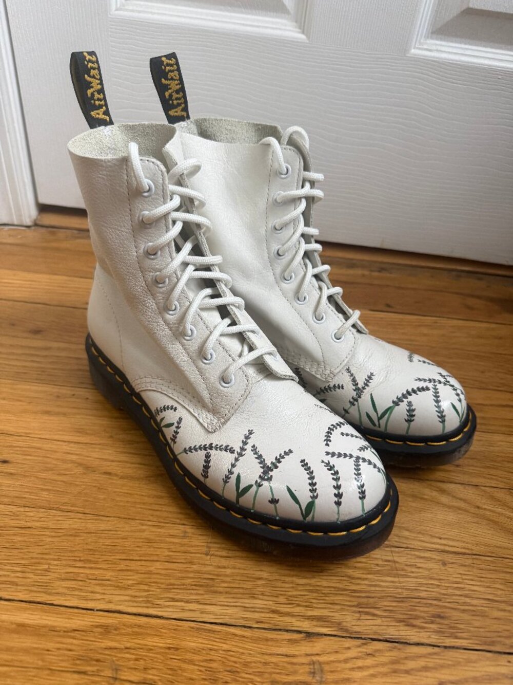 Custom Hand-Painted Dr. Martens 1460 Pascal Virginia Leather Boots